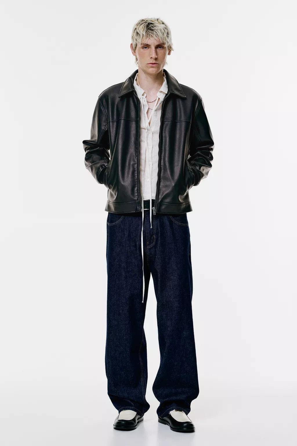 Faux Leather Jacket