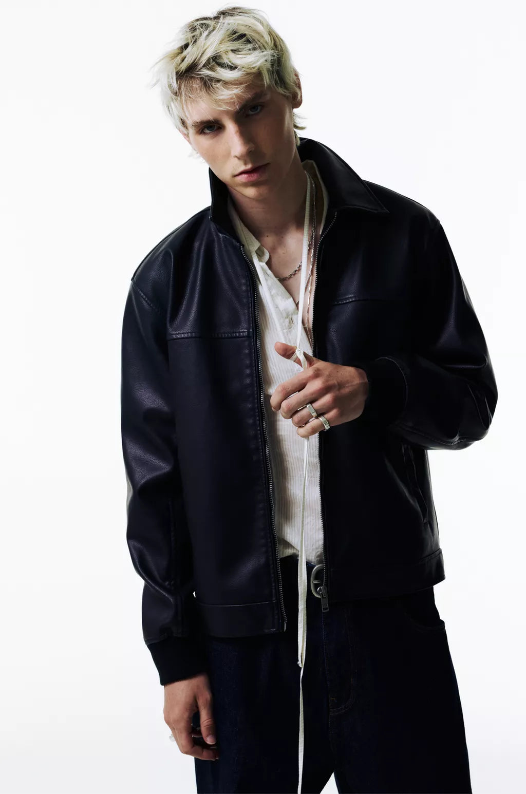Faux Leather Jacket