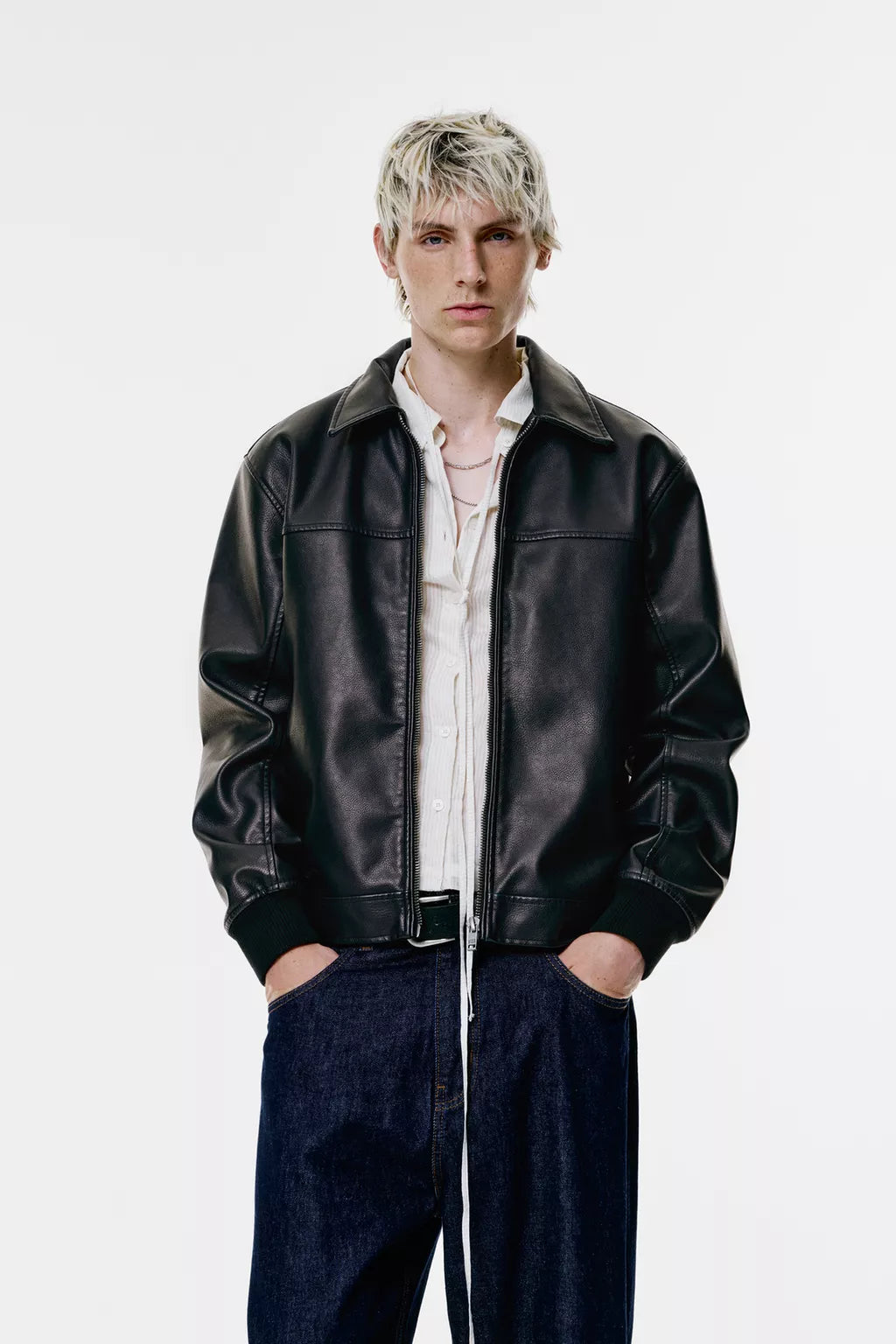 Faux Leather Jacket