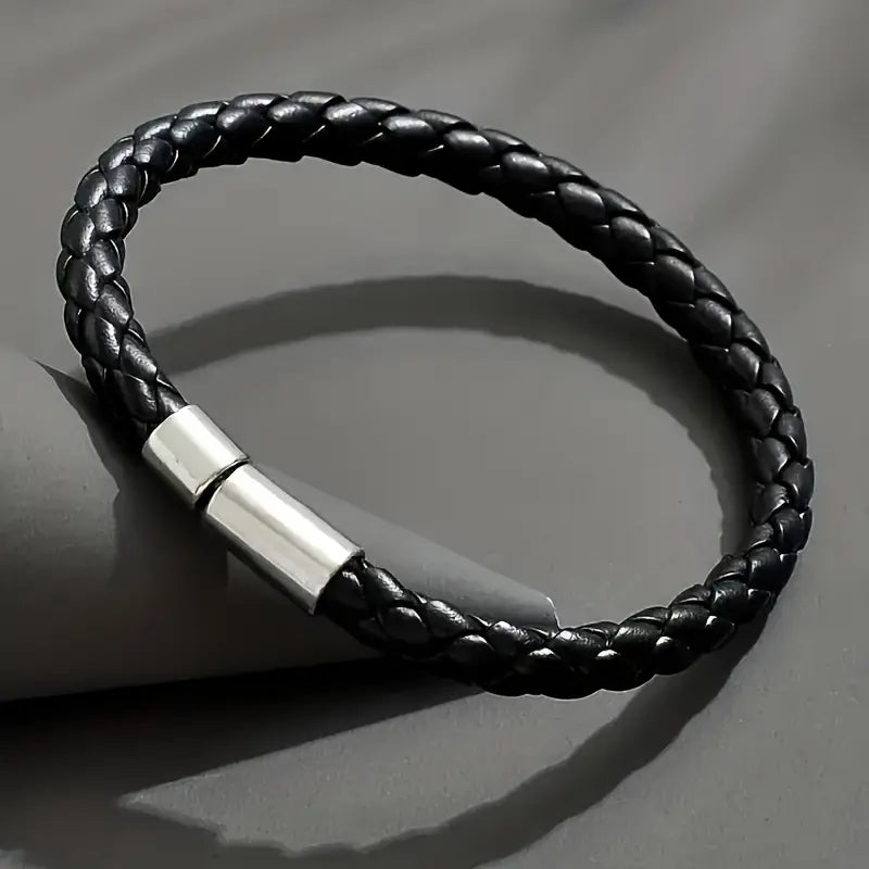 Handmade Faux Leather Bracele