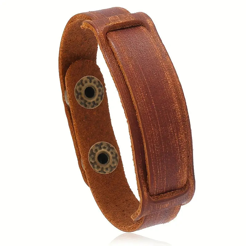 Simple Cowhide Bracelet