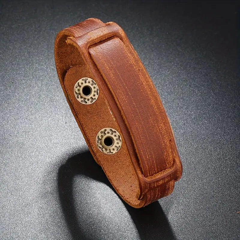 Simple Cowhide Bracelet