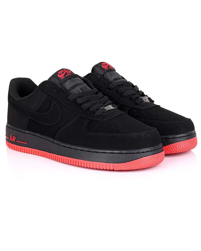 Nike Air Force 1  Black Red