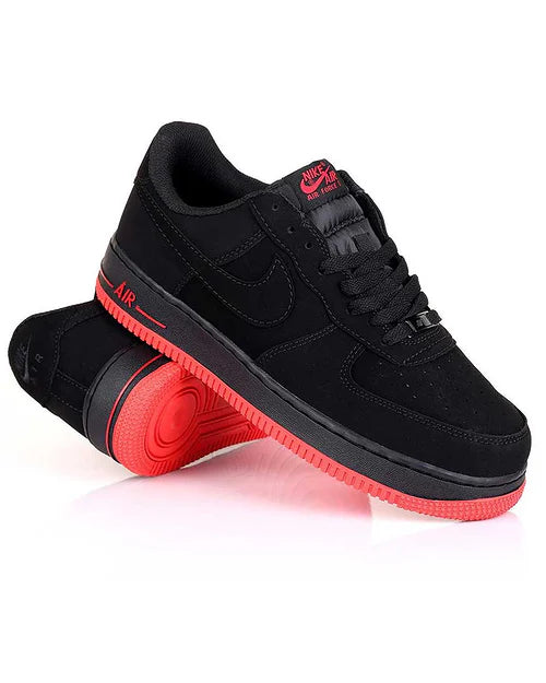 Nike Air Force 1  Black Red